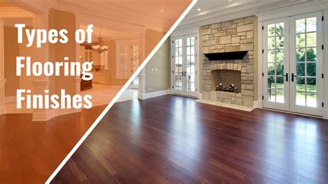 types of floor finishes